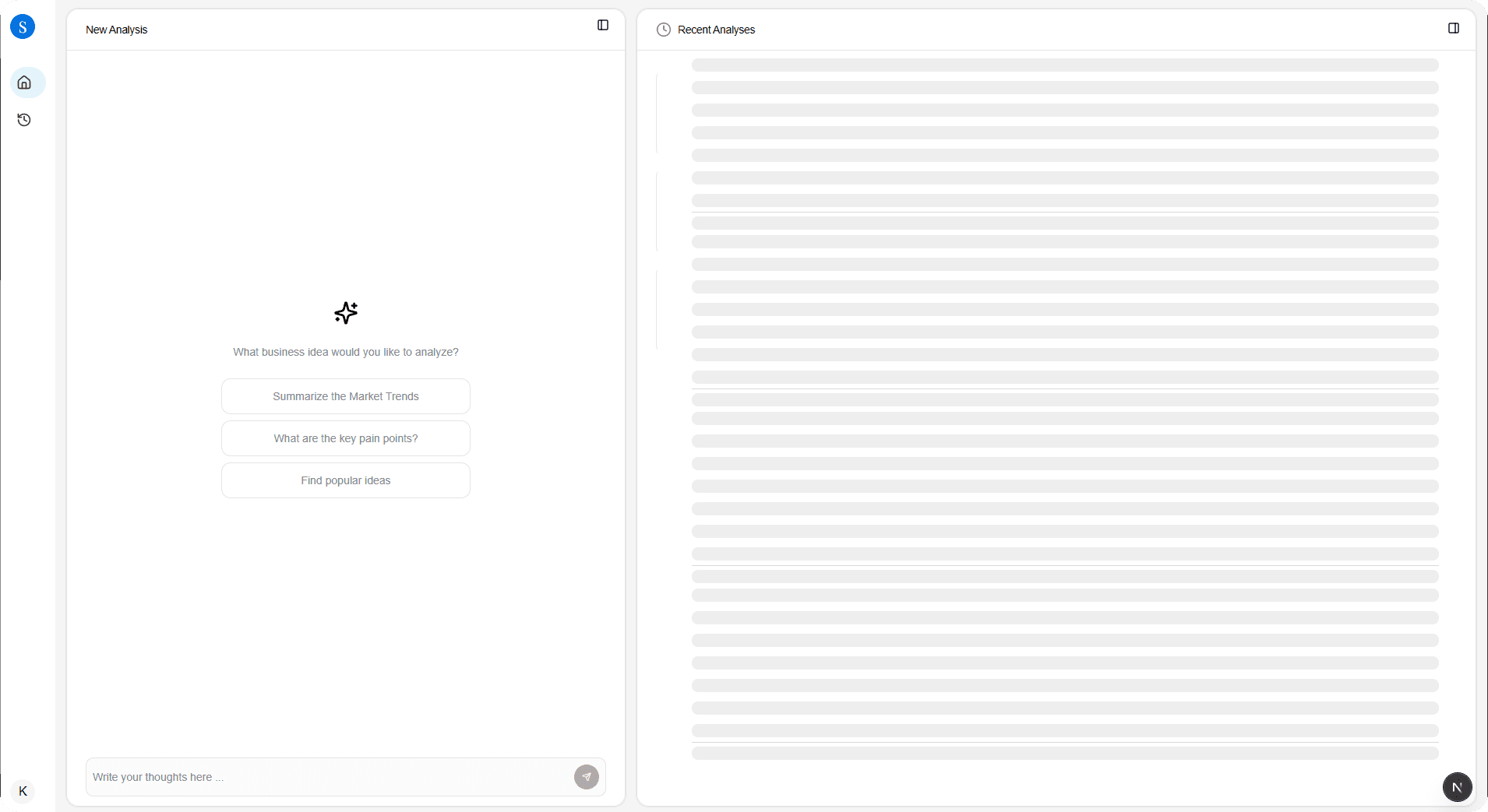 Start with a simple question